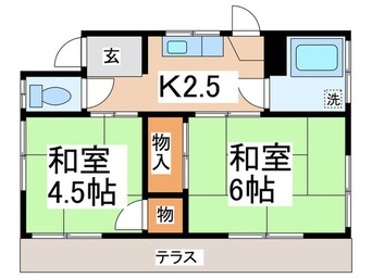 間取図 田中様貸家７号