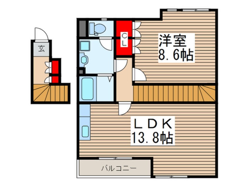 間取図 ＥＴＯＩＬＥmaekawa