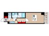 GENOVIA五反野skygarden 1Kの間取り
