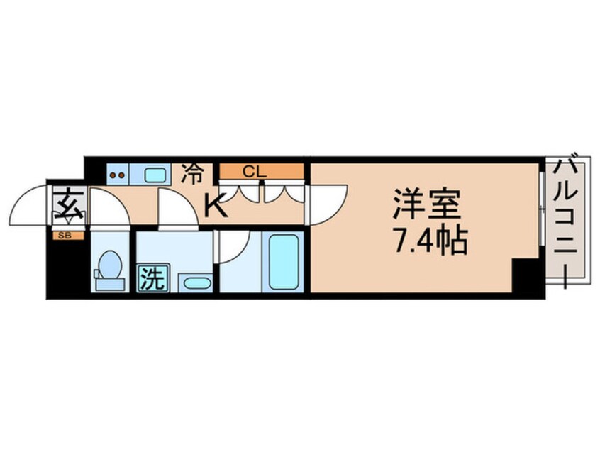 間取図 GENOVIA五反野skygarden