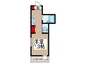 ＭＥＬＤＩＡ大宮北Ａ 1Rの間取り