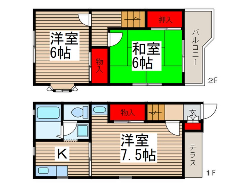 間取図 フォレストヒルズ和名ヶ谷