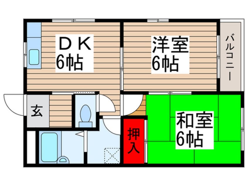間取図 メゾンコムラ