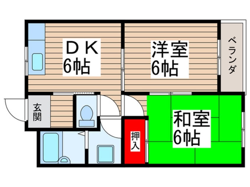 間取図 メゾンコムラ