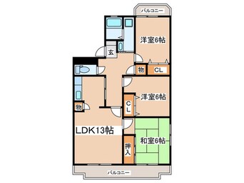 間取図 エスポワール橘