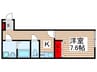 Ambition花畑 1Kの間取り