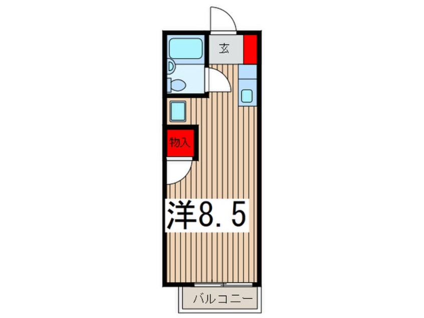 間取図 ホウヤハイツ