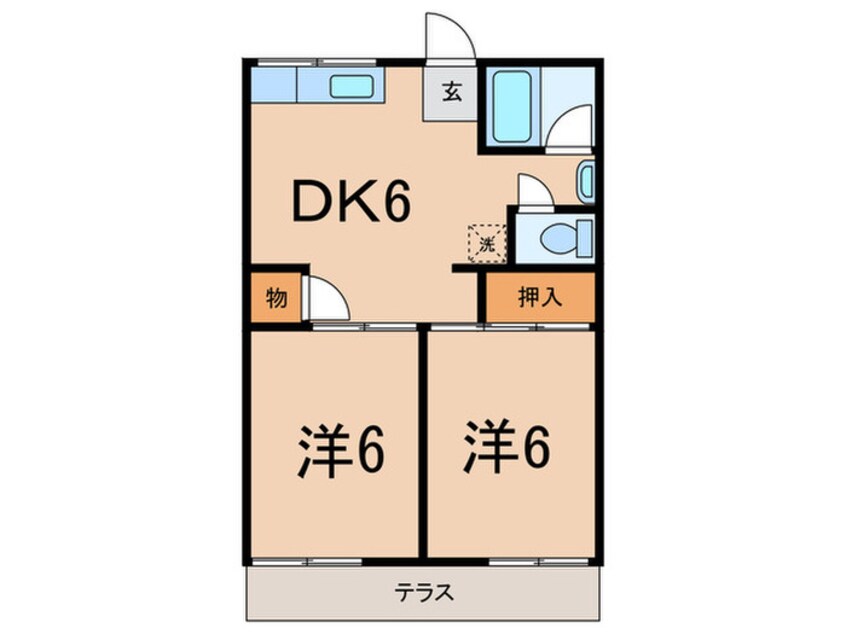 間取図 パ－ルハウス