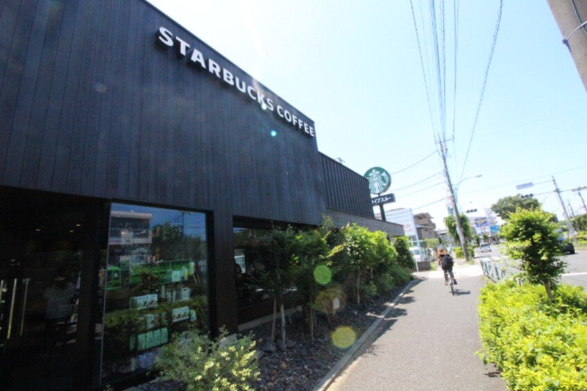 スターバックスコーヒー　多摩野猿街道店(カフェ)まで418m コ－ポ亀龍