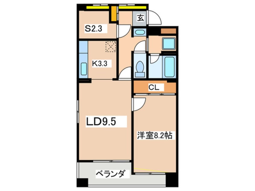 間取図 ガーデンテラス宮崎台