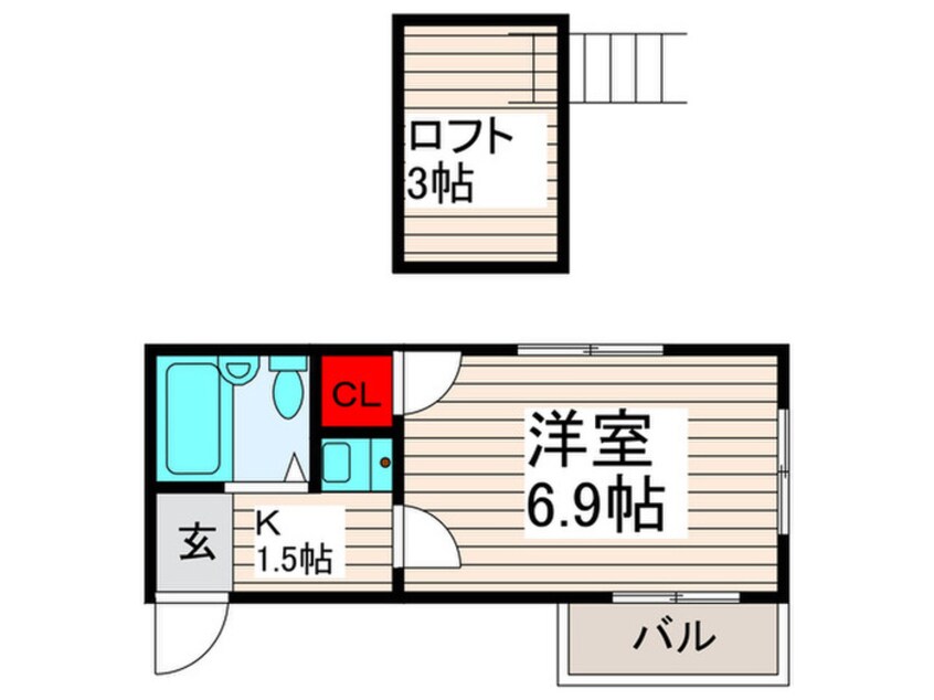 間取図 レオパレス青井