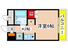 美山コ－ポ向ヶ丘 1Kの間取り