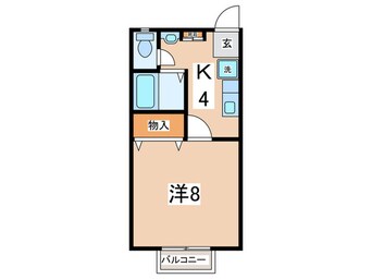 間取図 マ・シャンブル大野