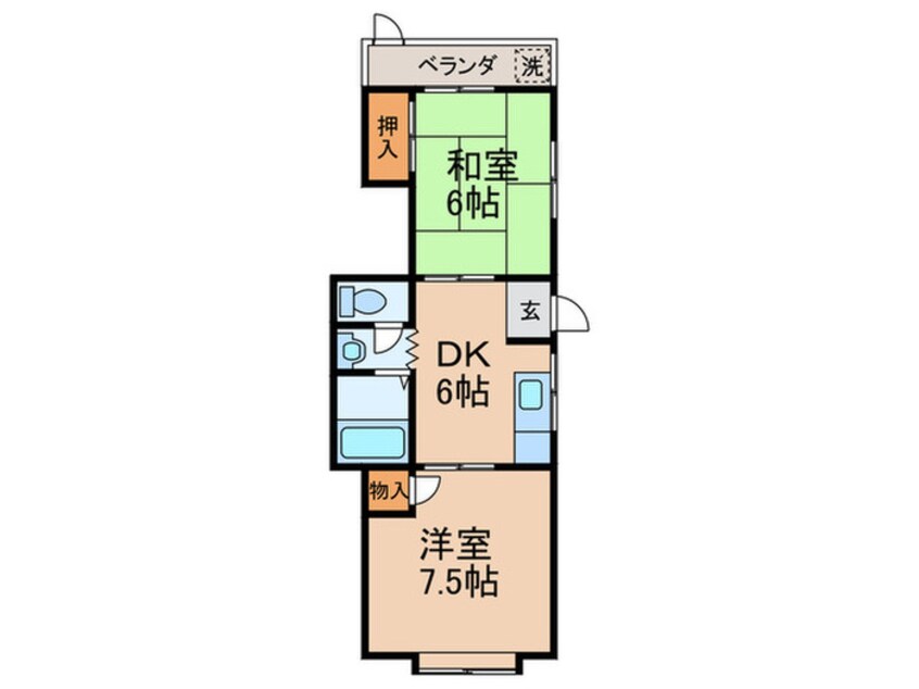 間取図 第一オリンピアコーポ