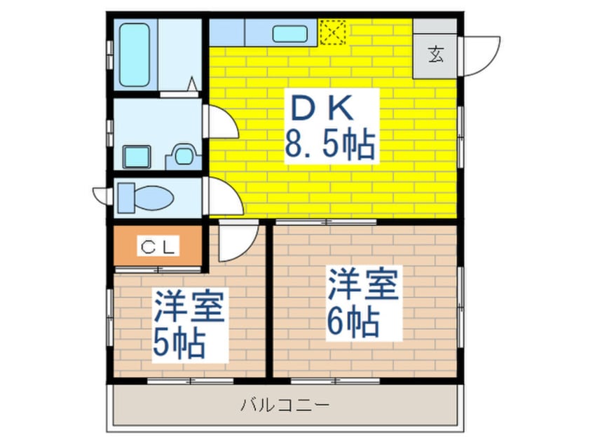 間取図 ベルローズ