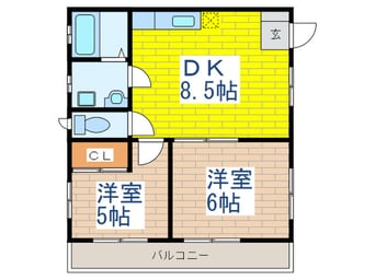 間取図 ベルローズ