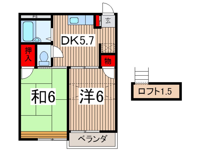 間取図 カサ・ベルデ