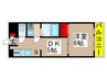 ステ－ジア八千代中央 1DKの間取り