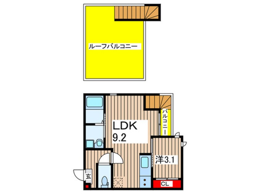 間取図 フォンティーナ本千葉