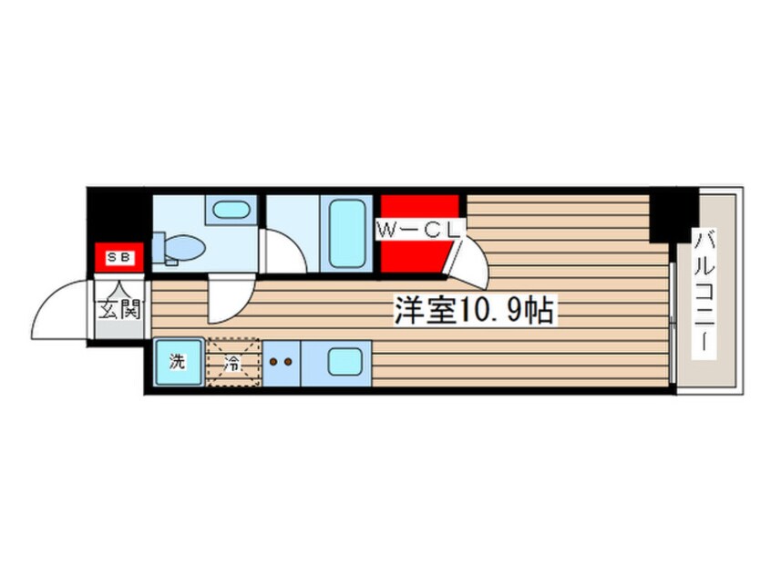 間取図 オーキッドレジデンス住吉