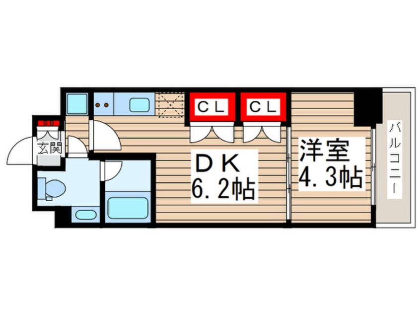 間取図 オーキッドレジデンス住吉