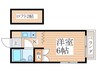 メゾン　ブランシェ 1Kの間取り