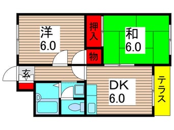 間取図 カ－サベルデ