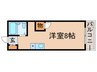 エスユ－ハイム 1Rの間取り