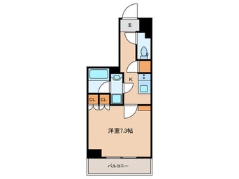 間取図 KDXレジデンス中板橋(606)