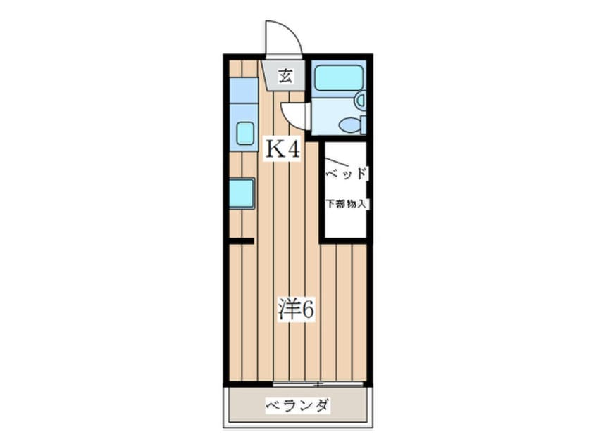 間取図 ベルウッドハイツ