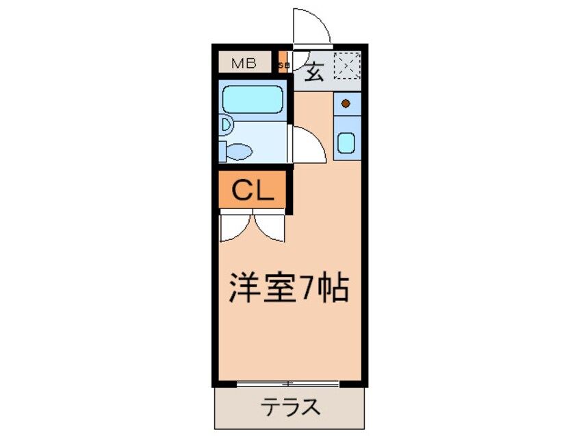 間取図 ラピュタ浜田山