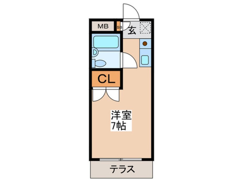 間取図 ラピュタ浜田山