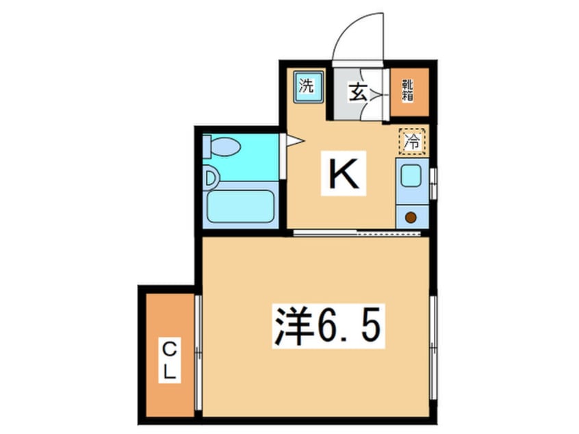 間取図 フラット東池袋