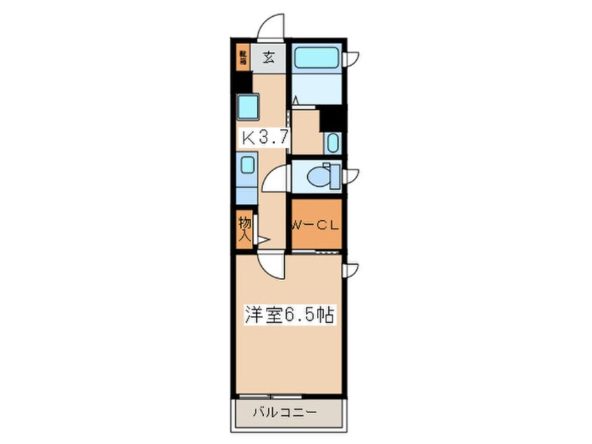 間取図 ルミエ－ル