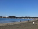 材木座海水浴場(公園)まで550m ルミエ－ル