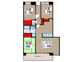 間取図 ピカソ４５
