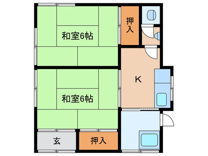 間取り図 鶴岡住宅A－１