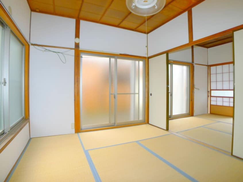 室内からの展望 鶴岡住宅A－１