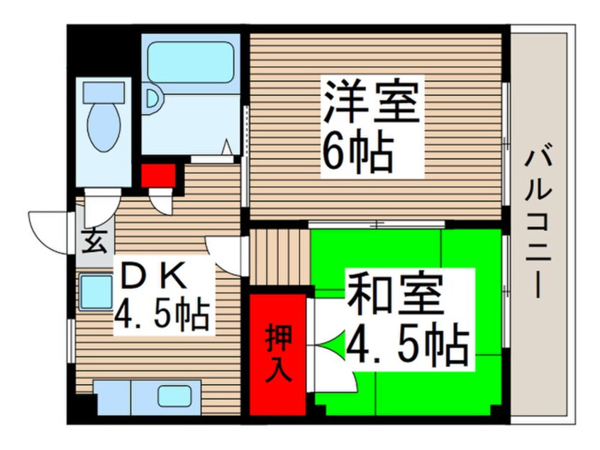 間取図 ＤＡＩＴＡＫＵ清瀬