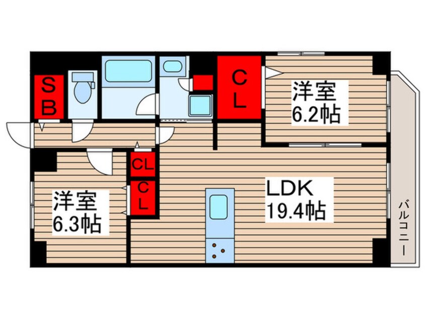 間取図 Ruhe burg