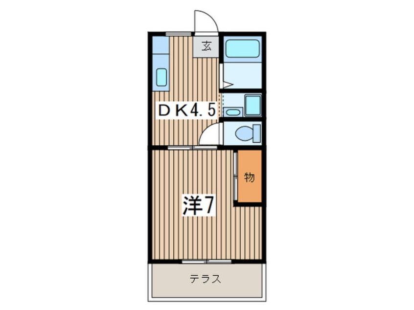 間取図 カーサ稗田