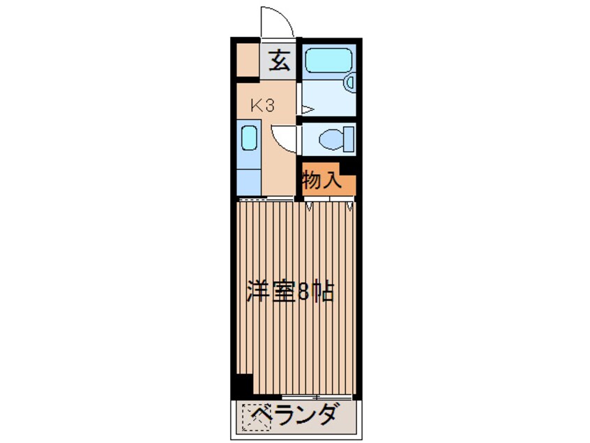 間取図 三ツ木コ－ポ富士見台