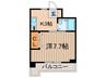 三ツ木コ－ポ富士見台 1Kの間取り