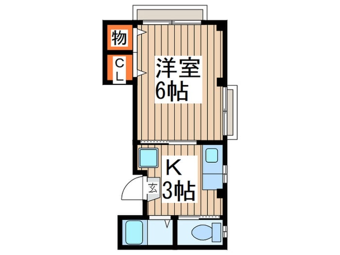 間取り図 倉澤マンション