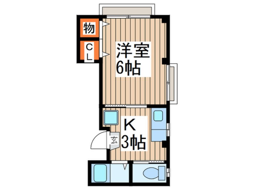 間取図 倉澤マンション