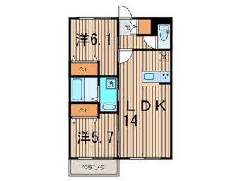 間取図 クレストアサヒ