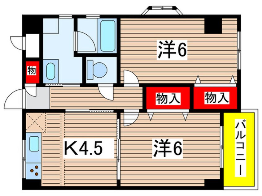 間取図 グランディー・ヤマト