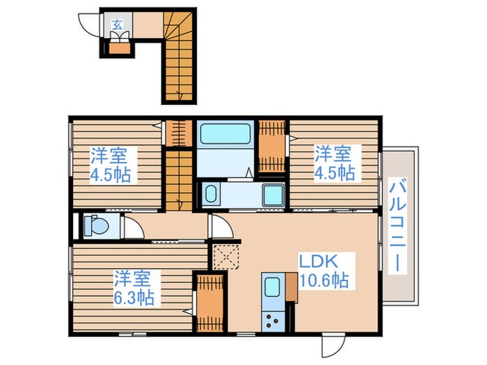 間取り図 BELL　WOOD