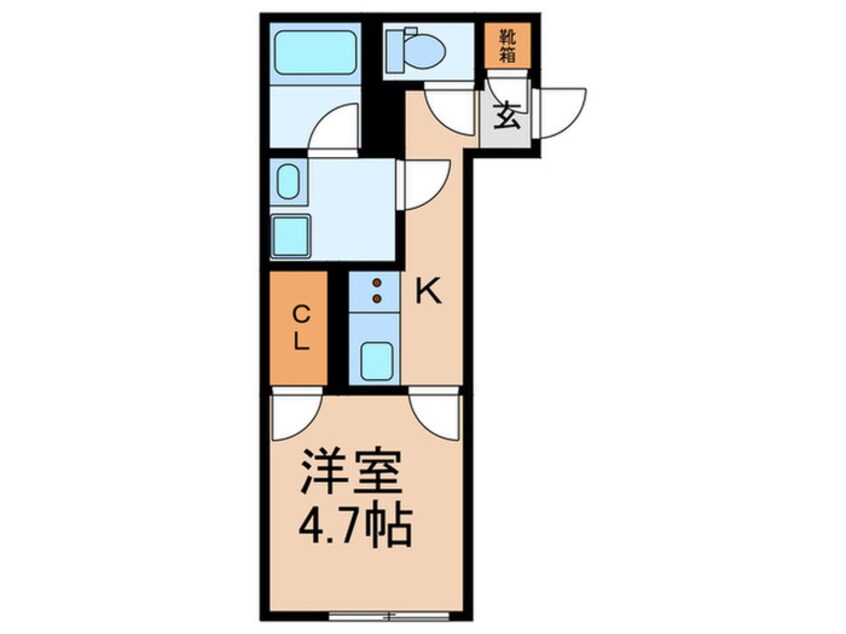 間取図 ルーデンス常盤台Ⅲ