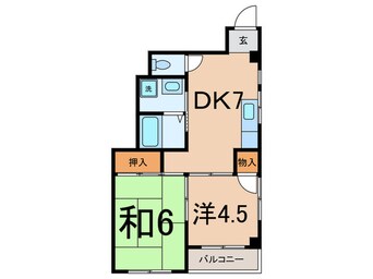 間取図 オリ－ブハイツ